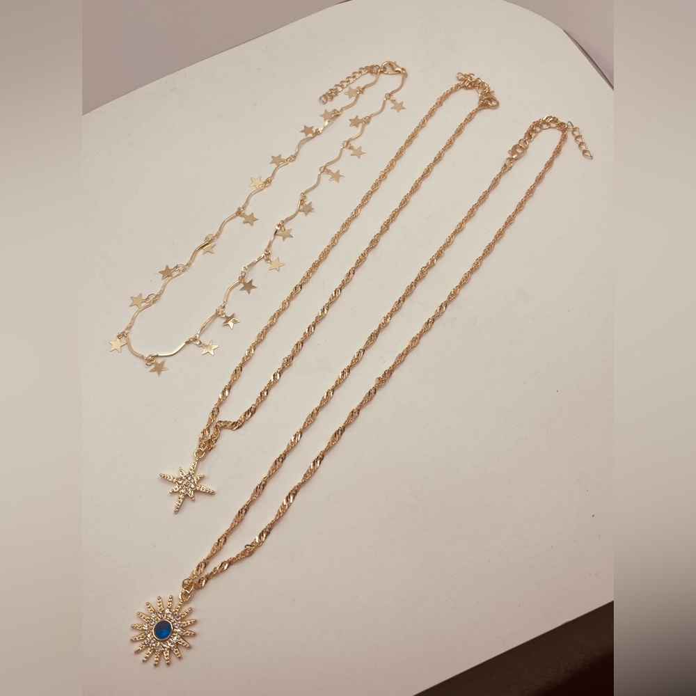 Necklaces for women different designs 3 pieces